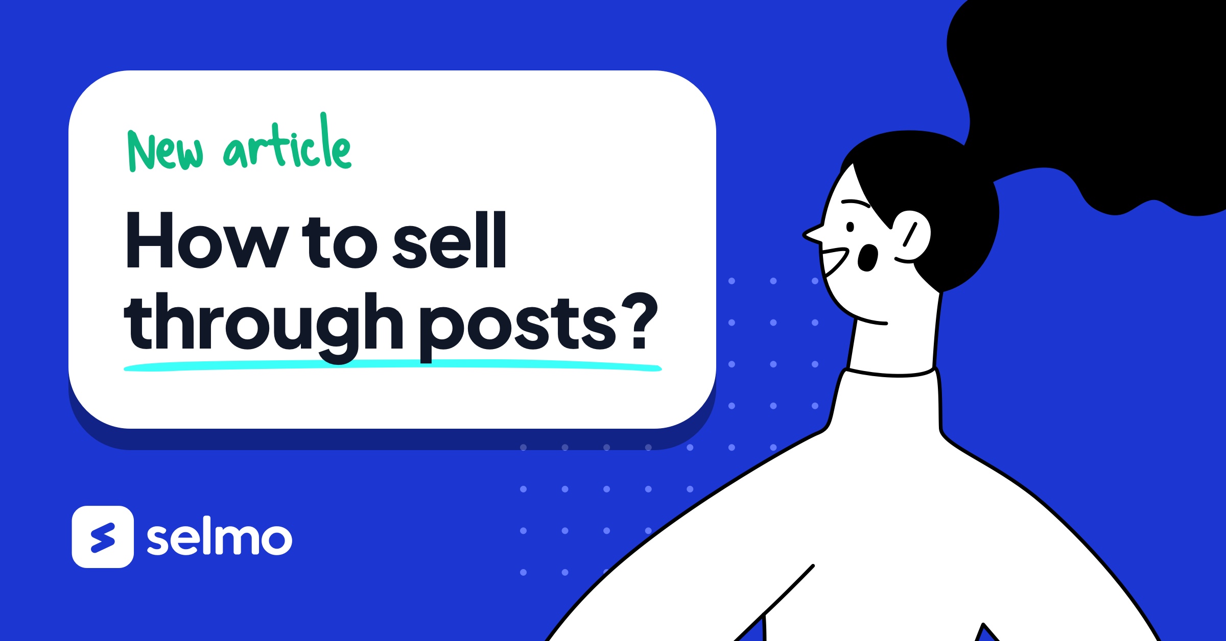 How to sell through posts?